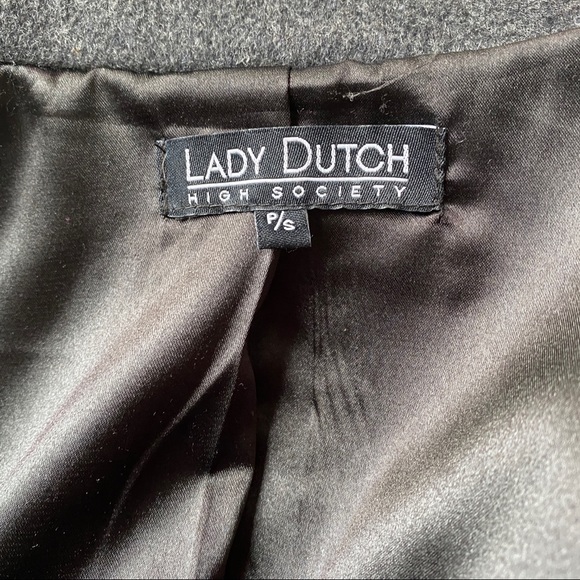 Lady Dutch high society biker style jacket faux leather - Picture 10 of 12